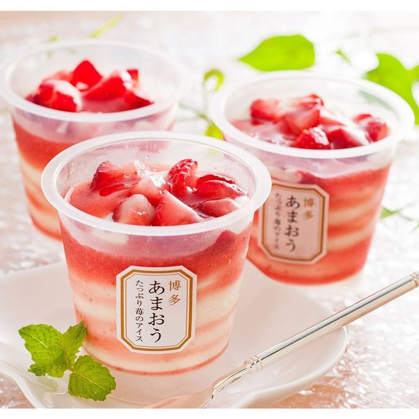 博多あまおう たっぷり苺のアイスの画像