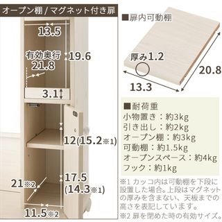 姿見付きドレッサーの画像 3枚目