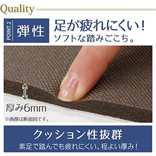 拭けるキッチンマット ヨコズナクリエーションのサムネイル画像 3枚目