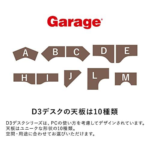 Garage D3 デスク 天板Aタイプ プラス株式会社のサムネイル画像 2枚目