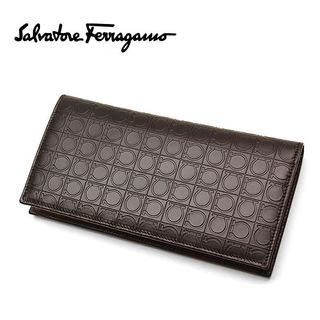 長財布 669413 536916 ダークブラウン/モカ Salvatore Ferragamoのサムネイル画像 1枚目