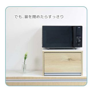 木製 レンジ下ラック 川口工器のサムネイル画像 2枚目