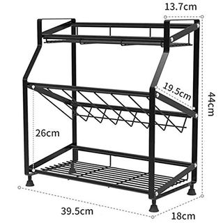 省スペース 3段式調味料ラックの画像 2枚目