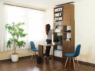 突っ張り耐震本棚 有限会社山五（サンゴ）のサムネイル画像 4枚目