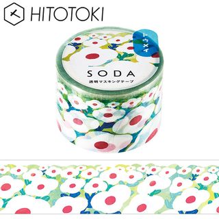 HITOTOKI マスキングテープ SODA ハナバタケの画像 1枚目