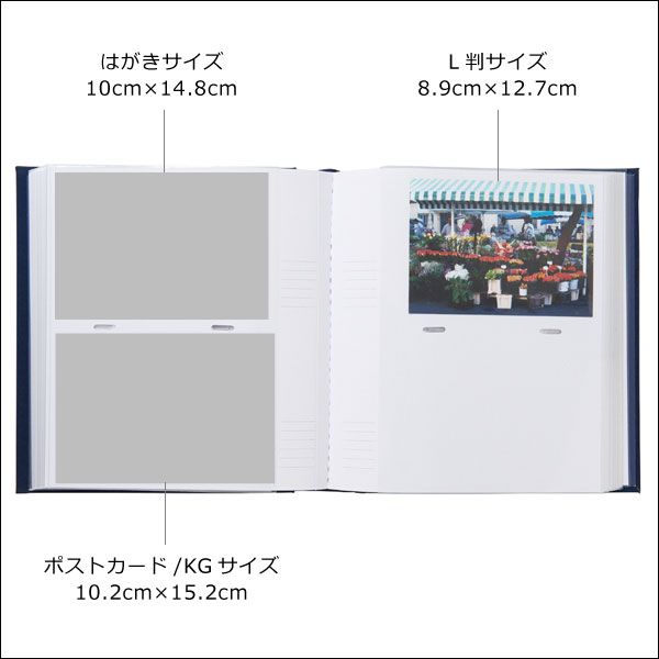 コルソグラフィア フォトフレームアルバム　ポストカードサイズ200枚収納 モノギャラリーのサムネイル画像 3枚目