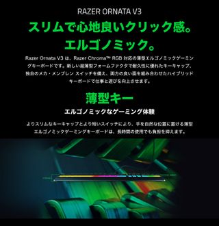 Razer Ornata V3の画像 2枚目