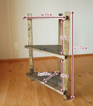 日本製　コーナーラックの画像 3枚目