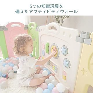  Cloud Castle ホワイトボード付き ベビーサークル Fortellaのサムネイル画像 3枚目