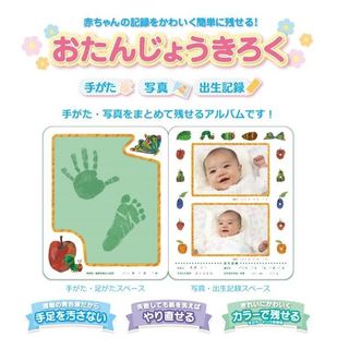 お誕生記録 はらぺこあおむし 株式会社パイロットコーポレーションのサムネイル画像 2枚目