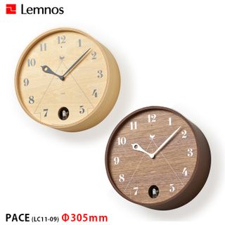 Lemnos パーチェ PACE LC11-09 ハト時計の画像 1枚目