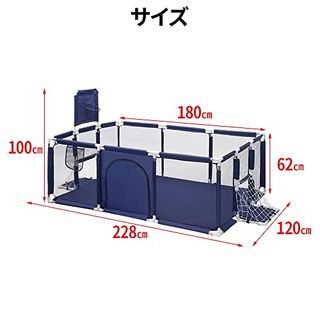 ベビーサークル 大型 life_mart のサムネイル画像 4枚目