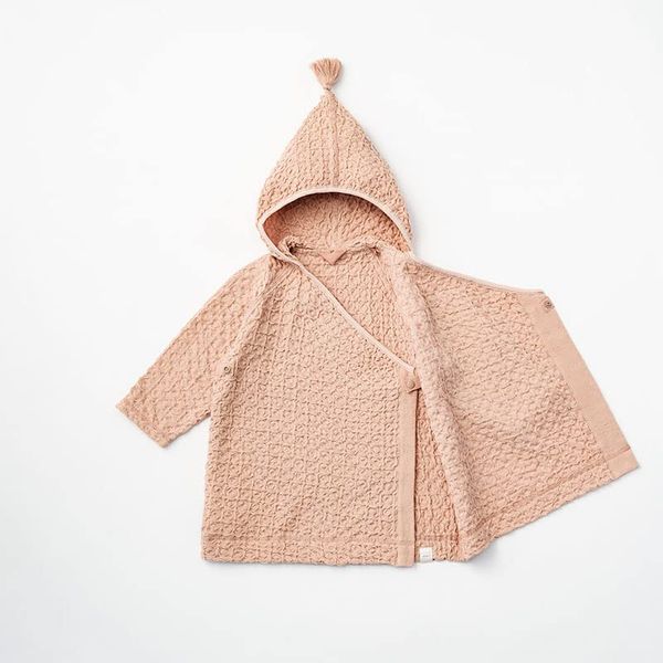 hooded bathrobe 2 apricot MARLMARL（マールマール）のサムネイル画像 2枚目