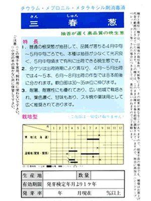 三春葱 ヴィルモランみかどのサムネイル画像 2枚目