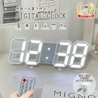 TABLE & WALL LED DIGITAL CLOCK Giftya(ギフチャ)のサムネイル画像