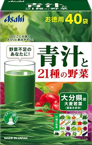 青汁と21種の野菜 アサヒグループ食品のサムネイル画像