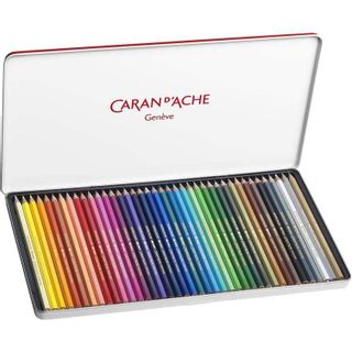 スイスカラー 水溶性色鉛筆 40色 CARAN D'ACHE（カランダッシュ）のサムネイル画像 2枚目