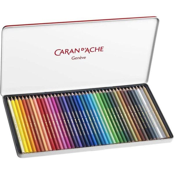 スイスカラー 水溶性色鉛筆 40色 CARAN D'ACHE（カランダッシュ）のサムネイル画像 2枚目