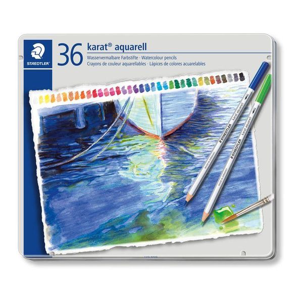 カラトアクェレル水彩色鉛筆の画像