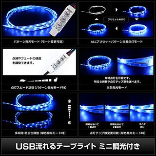 USB 流れるLEDテープライト 海渡電子のサムネイル画像 3枚目