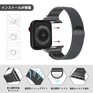 ステンレスApple Watchバンドの画像 2枚目