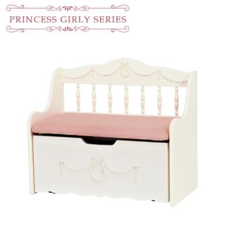 【Princess girly series】 収納スツールの画像 1枚目