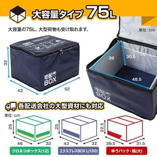 75L 宅配Box 三金商事のサムネイル画像 4枚目