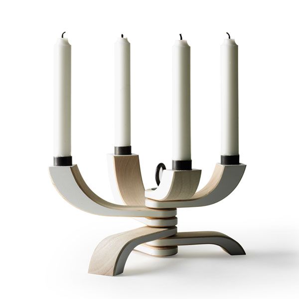 Nordic Light Candleholder 4arms white(ノルディックライトキャンドルホルダー） DESIGN HOUSE stockholm（デザインハウス・ストックホルム）のサムネイル画像 2枚目