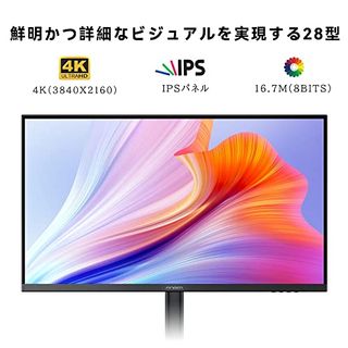 28インチ 4K モニターの画像 2枚目