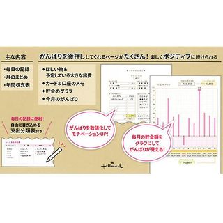 ポジティブ家計簿 スヌーピー 株式会社日本ホールマークのサムネイル画像 4枚目