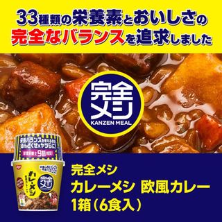 完全メシ カレーメシ 欧風カレー 日清食品のサムネイル画像 2枚目