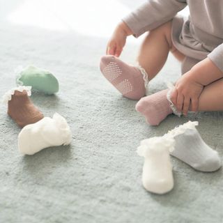 ニュアンスカラーがお洒落なカップ靴下3足セットの画像 1枚目