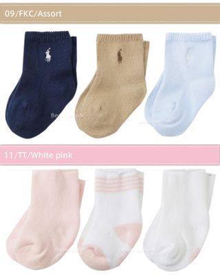  Classic 3 pack socks POLO RALPH LAUREN（ポロラルフローレン）のサムネイル画像 3枚目