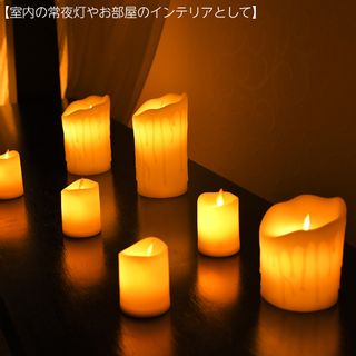 LEDキャンドルライト 3本セット の画像 3枚目