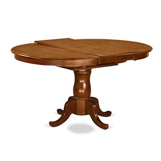 楕円形のダイニングテーブル リーフとダイニングチェア6脚付き 7点セット East West Furnitureのサムネイル画像 2枚目