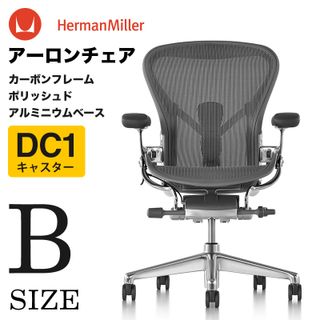 アーロンチェア - カーボン/ポリッシュドアルミニウム Herman Miller（ハーマンミラー）のサムネイル画像 1枚目