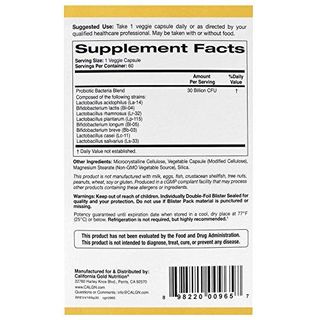 California Gold Nutrition LactoBif プロバイオティクス iHerb（アイハーブ）のサムネイル画像 2枚目