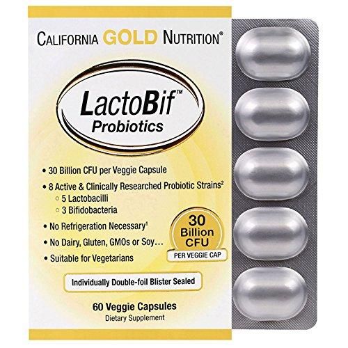 California Gold Nutrition LactoBif プロバイオティクスの画像