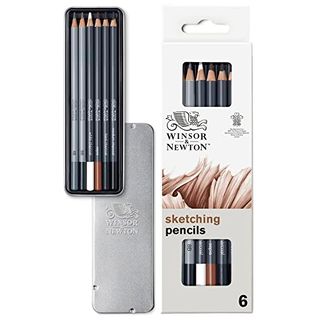 スタジオコレクション スケッチ 描画 デッサン 鉛筆 グラファイト ＆チャコール 鉛筆 Winsor＆Newton（ウィンザー＆ニュートン）のサムネイル画像 1枚目