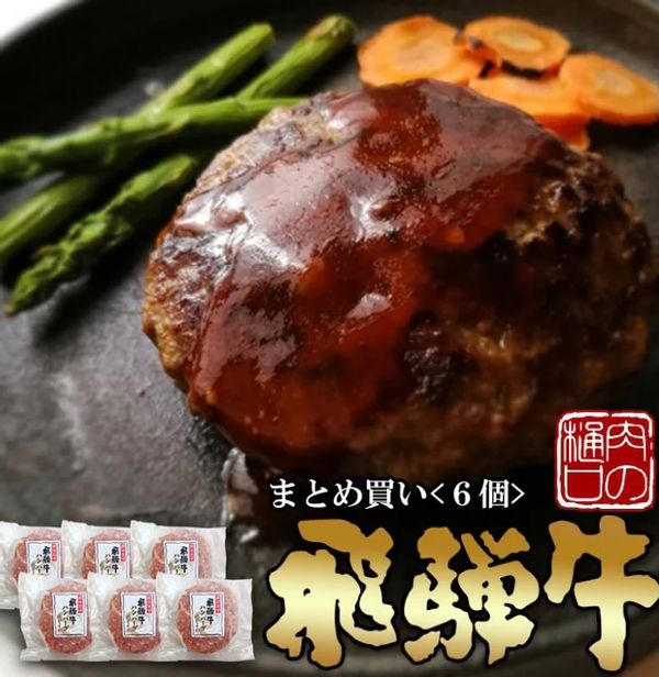 飛騨牛ハンバーグ120g×6個の画像