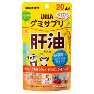 UHAグミサプリ KIDS 肝油 UHA味覚糖のサムネイル画像 1枚目