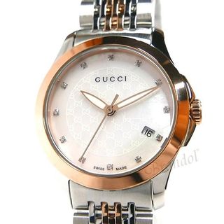 Gタイムレス ホワイトシェル×シルバー YA126539 GUCCI（グッチ）のサムネイル画像 2枚目