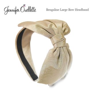 Satin Bow HeadBand (Black) Jennifer Ouellette（ジェニファーオーレット）のサムネイル画像