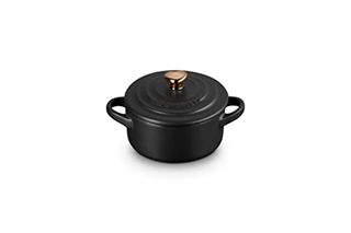 ミニ・ココット (ゴールドハートツマミ)  マットブラック Le Creuset （ル・クルーゼ）のサムネイル画像