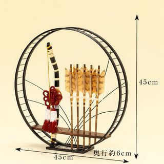 破魔弓飾り【團 -だん-】の画像 2枚目
