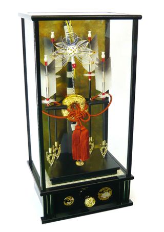 破魔弓 破魔弓飾り オルゴール付 A1157の画像 3枚目