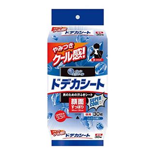 エリエール 汗拭きシート 顔・ボディ ドデカシート for MEN スーパークールタイプ 徳用 30枚 大王製紙のサムネイル画像 1枚目