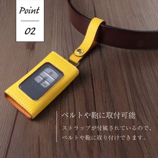 プレミアムレザー スマートキーケース HANATORA（ハナトラ）のサムネイル画像 3枚目