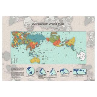 世界地図ポスター AuthaGraph株式会社のサムネイル画像 1枚目