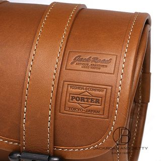 JACKROAD×PORTER×HORWEEN 30周年記念オリジナル レザーウォッチケース【1本用/モカ】の画像 3枚目